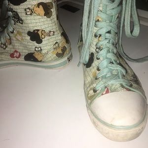 Super Kawaii adorable converse style sneakers
